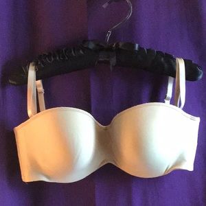 Lilyette nude strapless bra